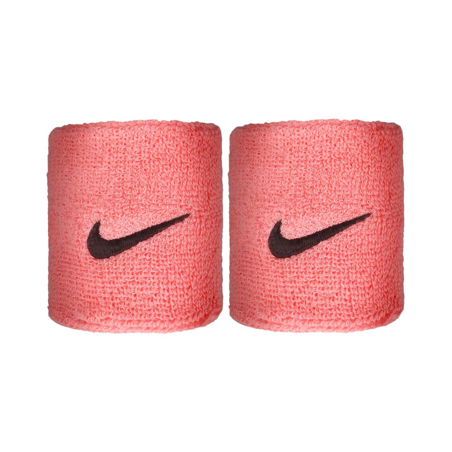 Nike Swoosh Cinta para sudor Pack de 2 corto - rosa, negro Nike Swoosh Cinta para sudor Pack de 2 corto - rosa, negro