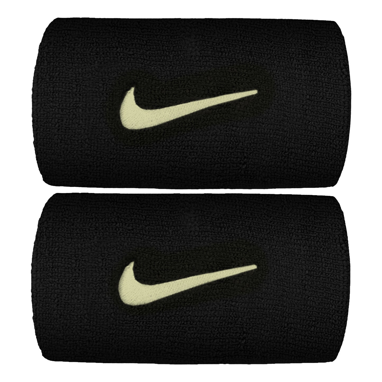 Nike Premier DW Cinta para sudor Pack de 2 largo - negro, amarillo neón Nike Premier DW Cinta para sudor Pack de 2 largo - negro, amarillo neón