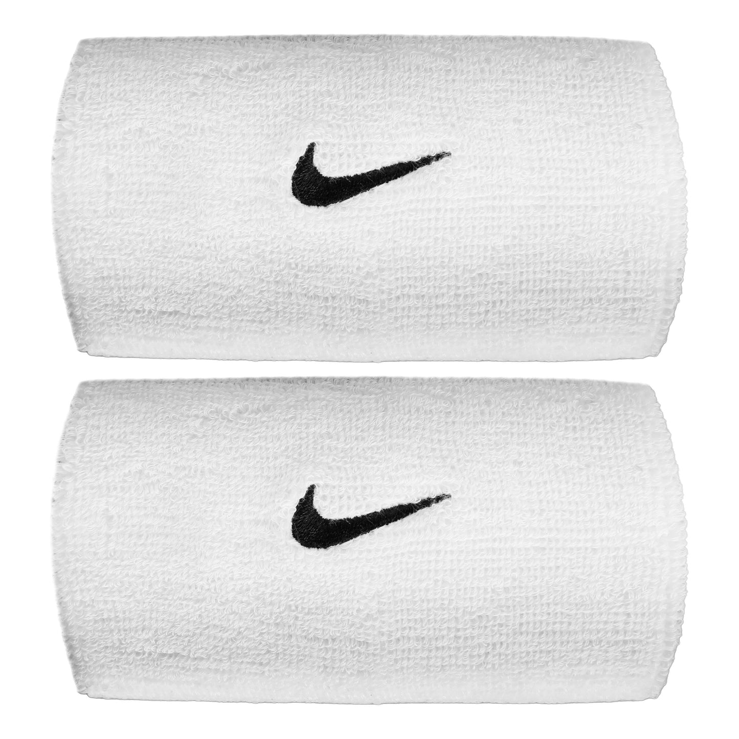 Nike Swoosh Classic Doublewide Cinta para sudor largo - blanco, negro Nike Swoosh Classic Doublewide Cinta para sudor largo - blanco, negro