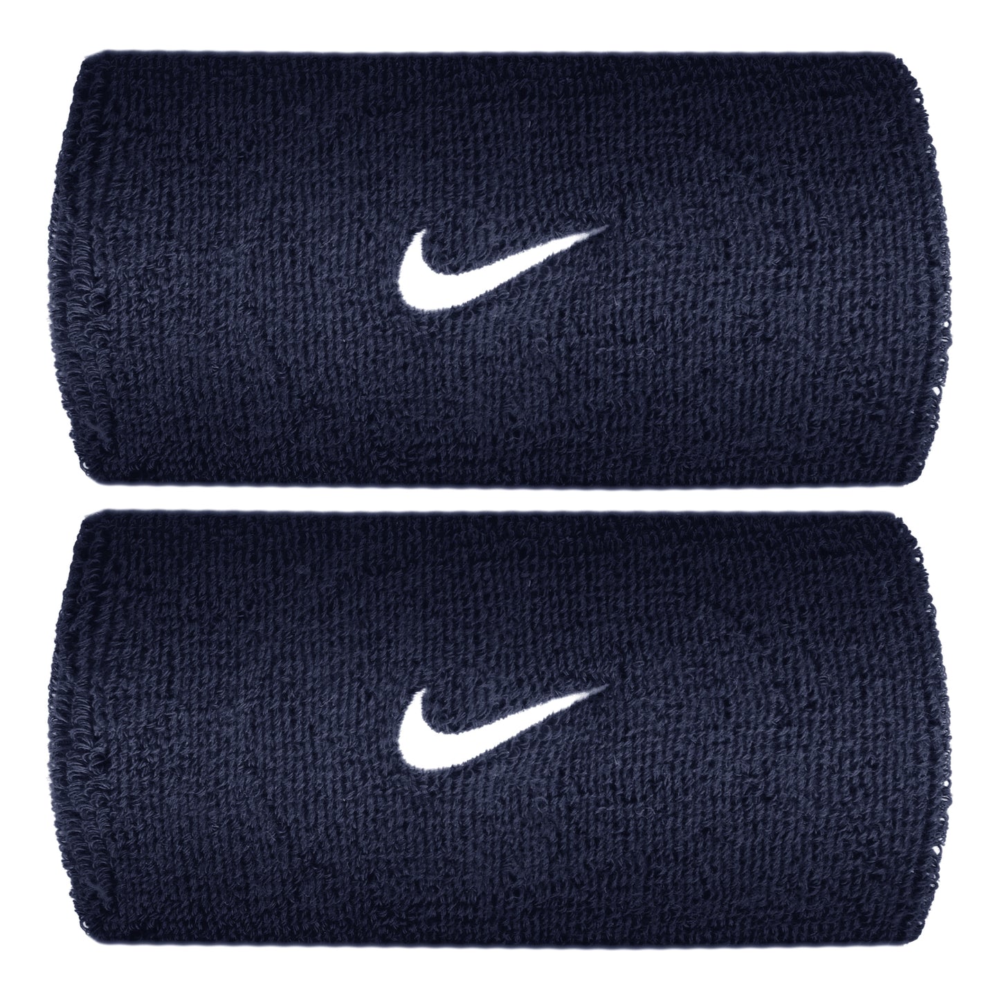 Nike Swoosh Classic Doublewide Cinta para sudor largo - azul oscuro, blanco Nike Swoosh Classic Doublewide Cinta para sudor largo - azul oscuro, blanco