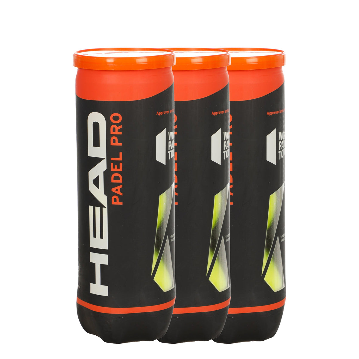 HEAD 3 botes de 3 pelotas Padel Pro HEAD 3 botes de 3 pelotas Padel Pro