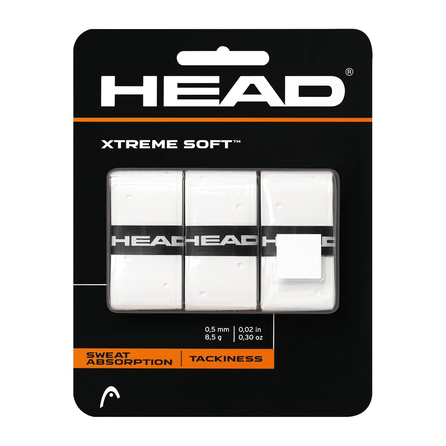 HEAD Xtreme Soft Pack de 3 - blanco HEAD Xtreme Soft Pack de 3 - blanco