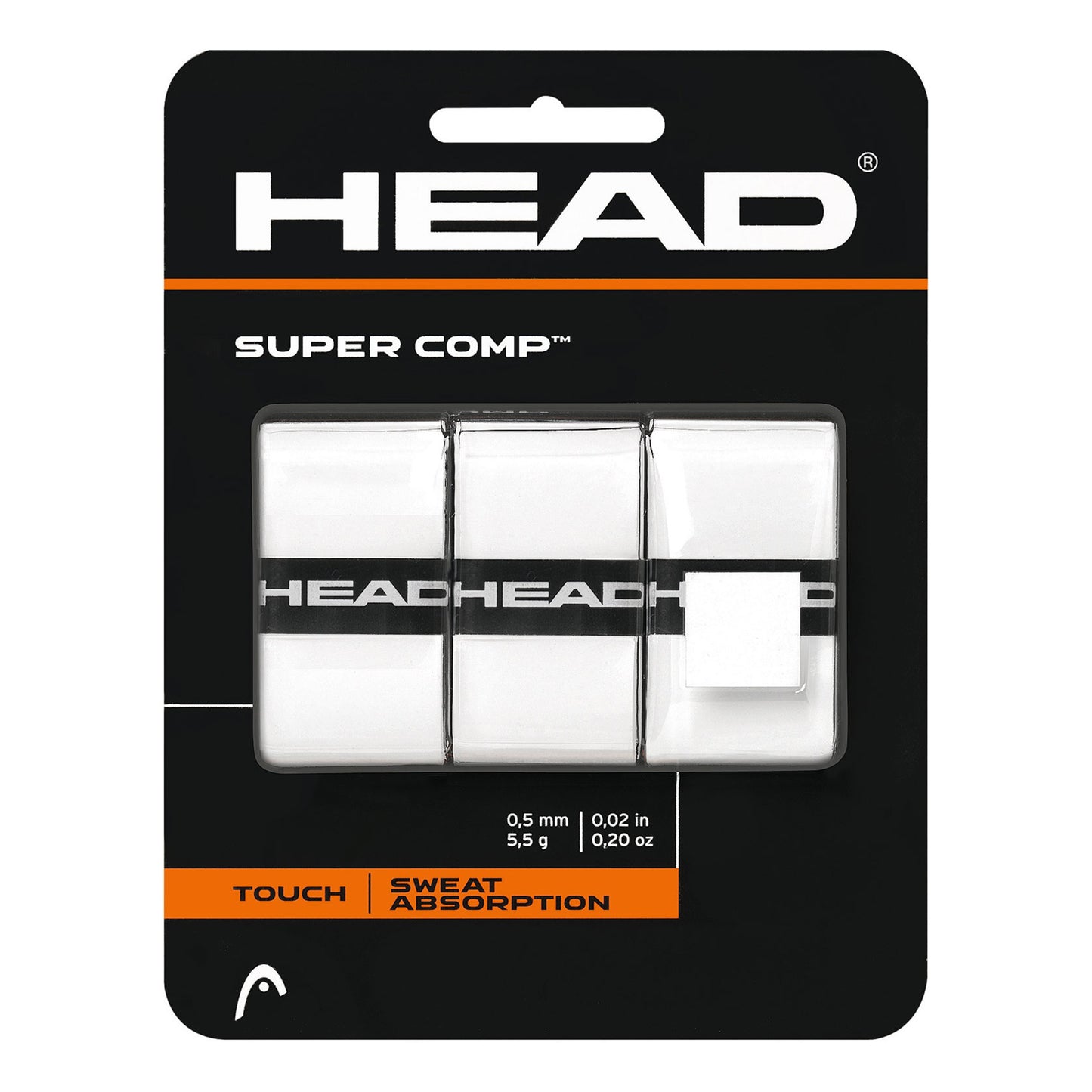 HEAD Super Comp Pack de 3 - blanco HEAD Super Comp Pack de 3 - blanco