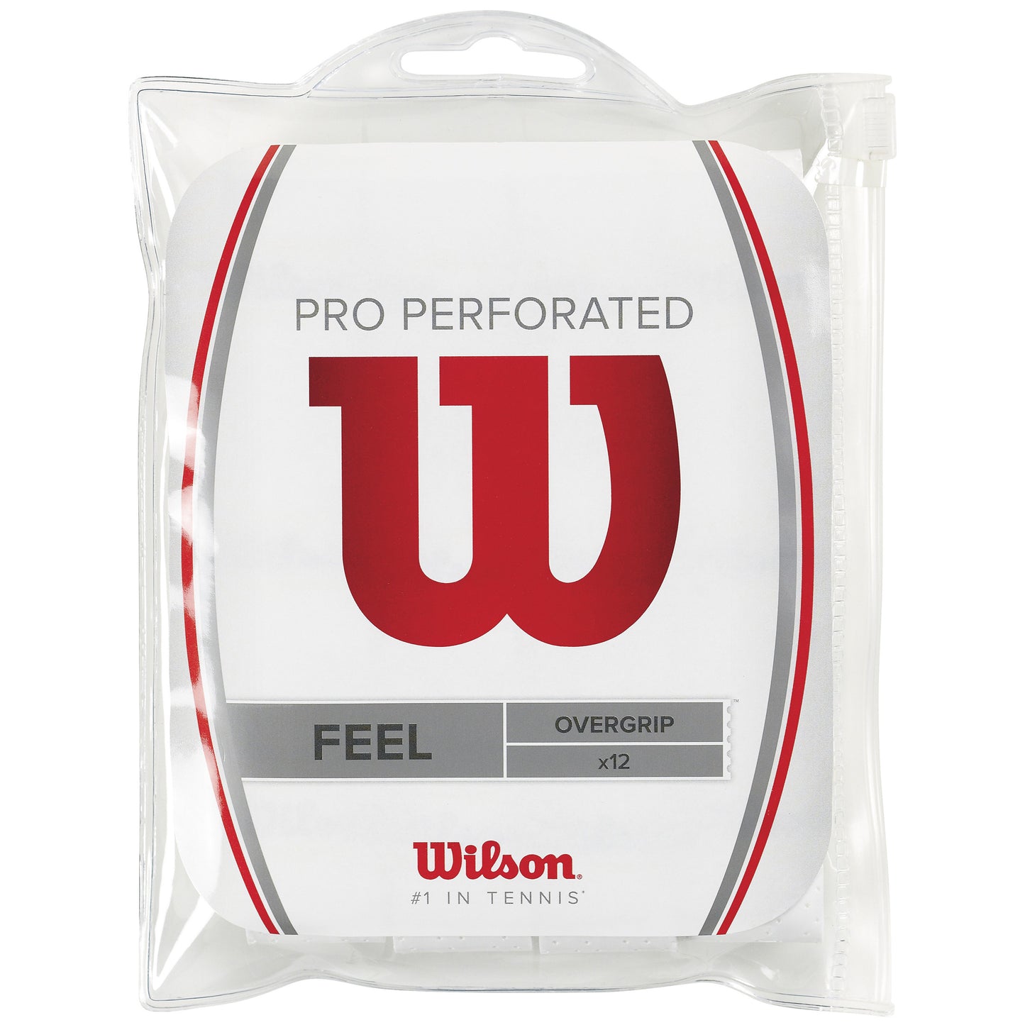 Wilson Pro Overgrip Perforated Pack De 12-Blanco Wilson Pro Overgrip Perforated Pack De 12-Blanco