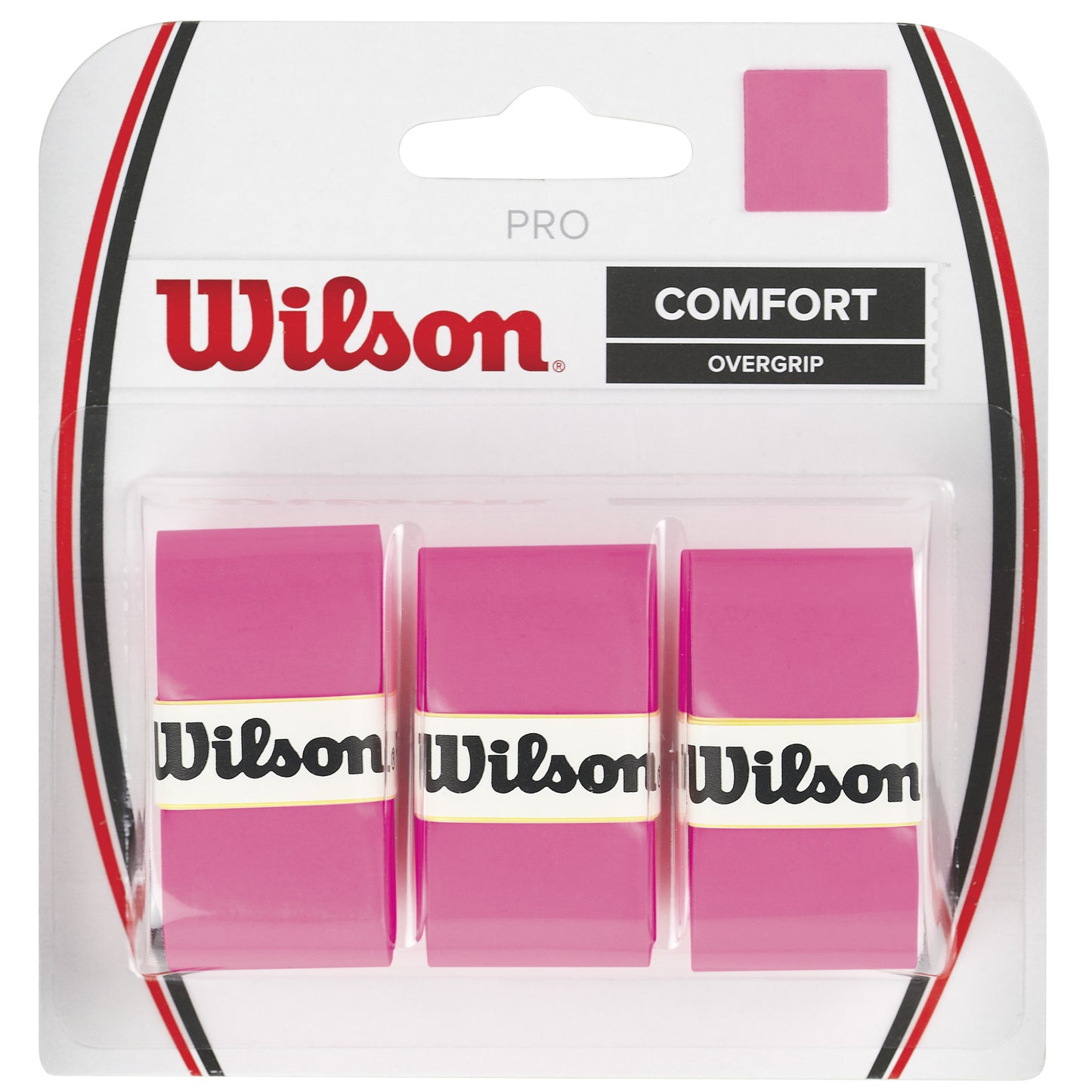 Wilson Pro Overgrip Pack De 3-Rosa Wilson Pro Overgrip Pack De 3-Rosa