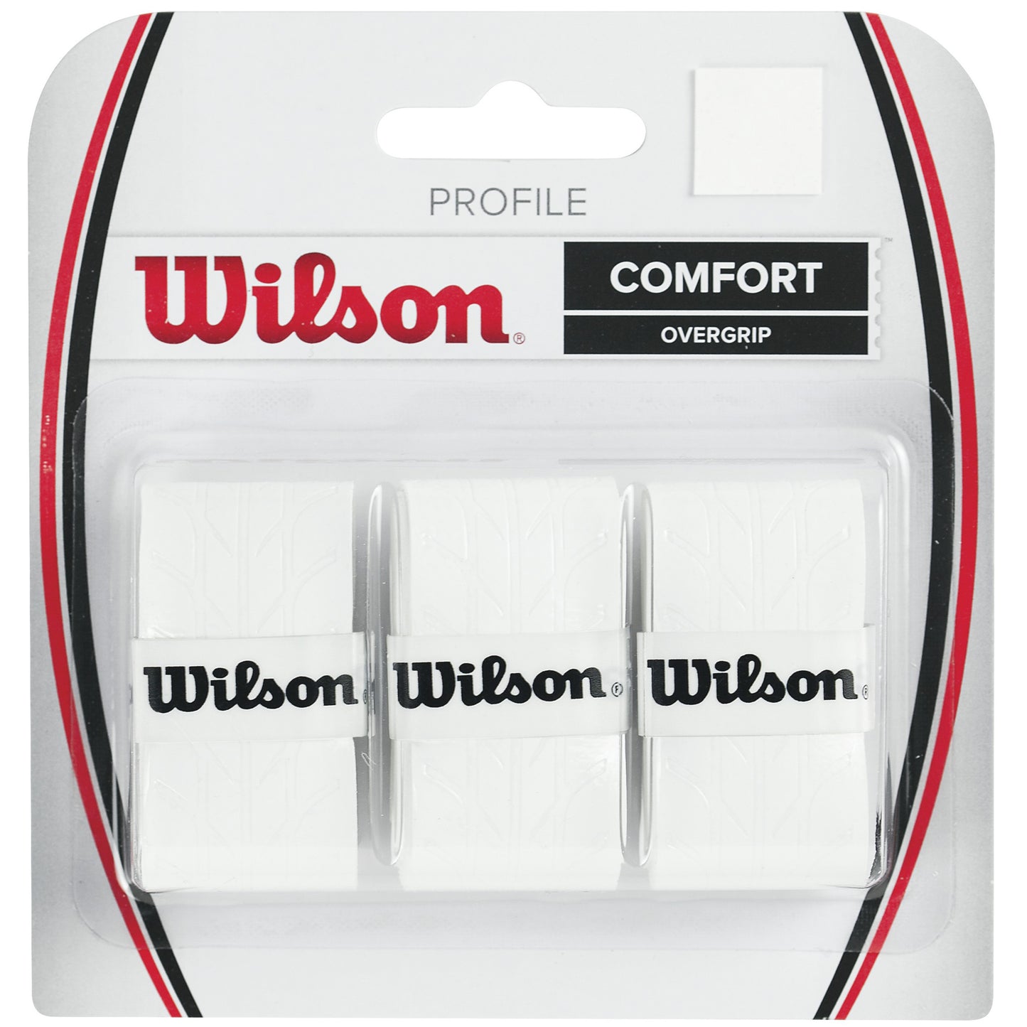 Wilson Profile Overgrip Pack De 3-Blanco Wilson Profile Overgrip Pack De 3-Blanco