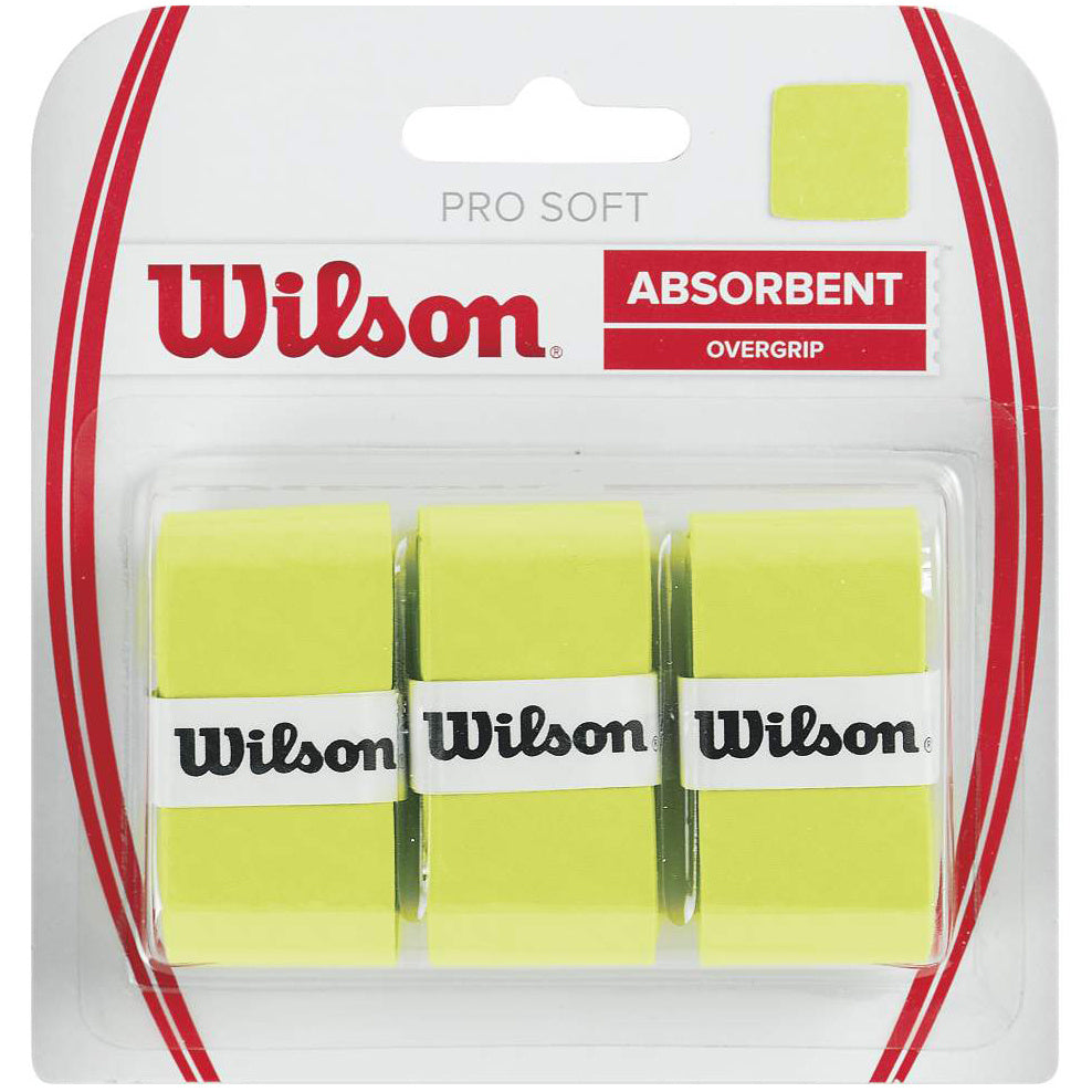 Wilson Soft Overgrip Pack De 3-Verde Wilson Soft Overgrip Pack De 3-Verde