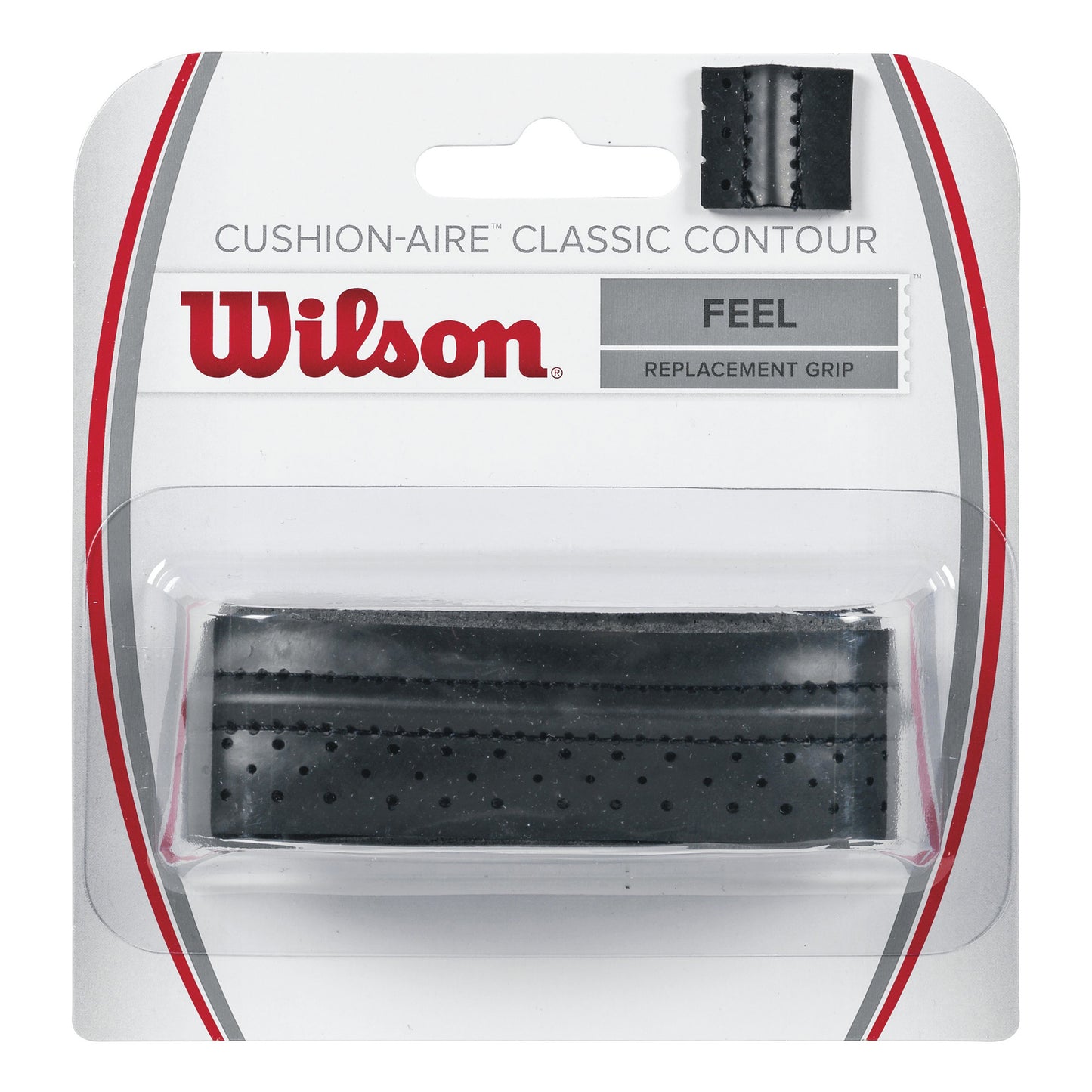 Wilson Tour Cushion-Aire Classic Contour Pack De 1-Negro Wilson Tour Cushion-Aire Classic Contour Pack De 1-Negro