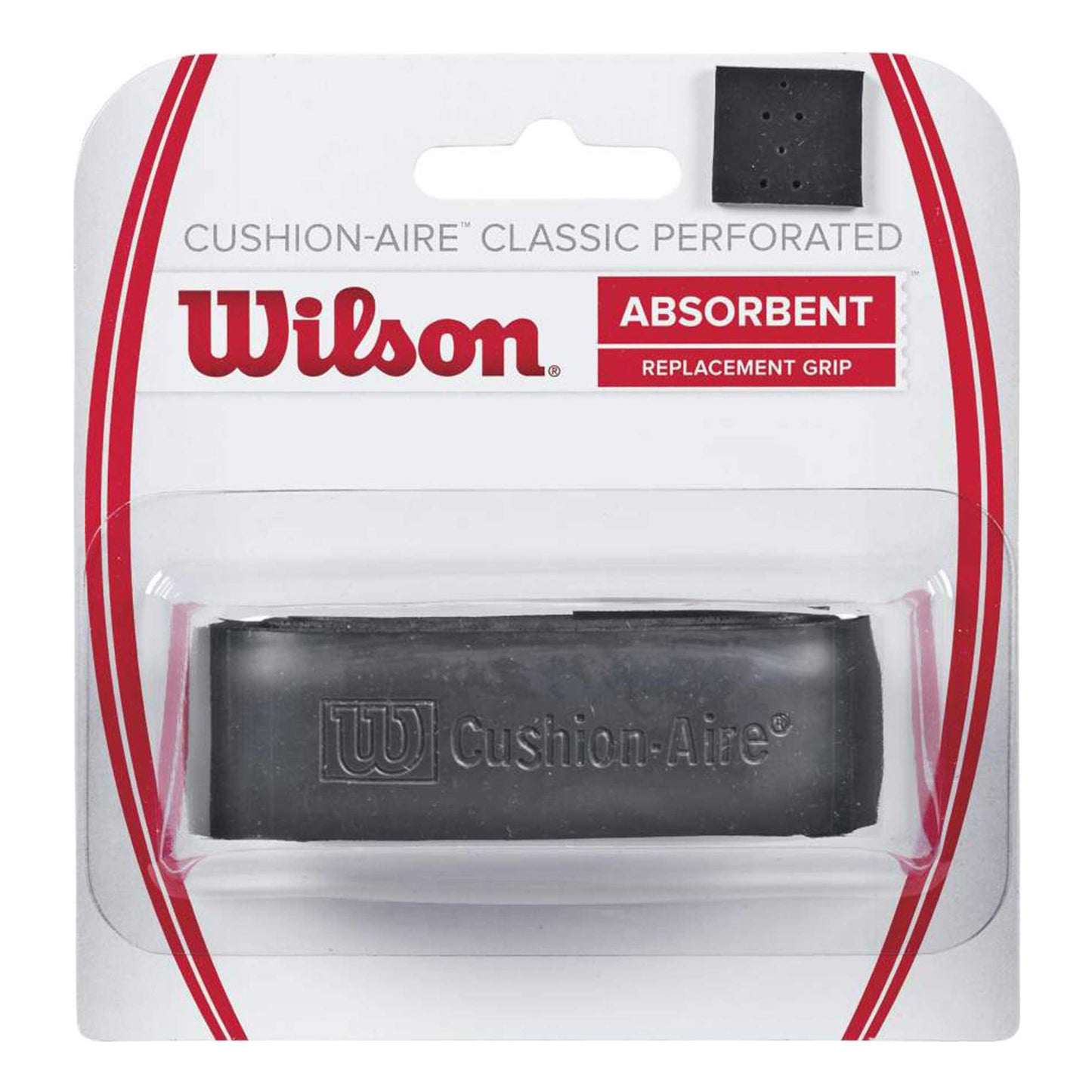 Wilson Cushion-Aire Classic Perforated Pack De 1-Negro Wilson Cushion-Aire Classic Perforated Pack De 1-Negro
