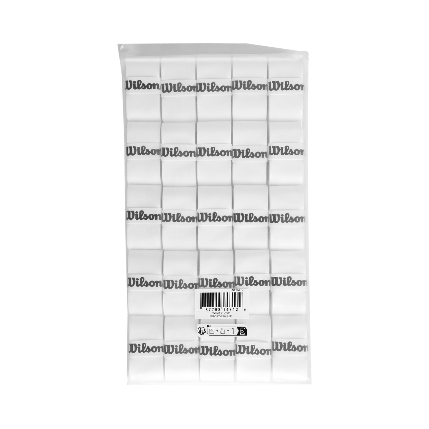 Wilson Pro Overgrip Pack de 50 - blanco Wilson Pro Overgrip Pack de 50 - blanco