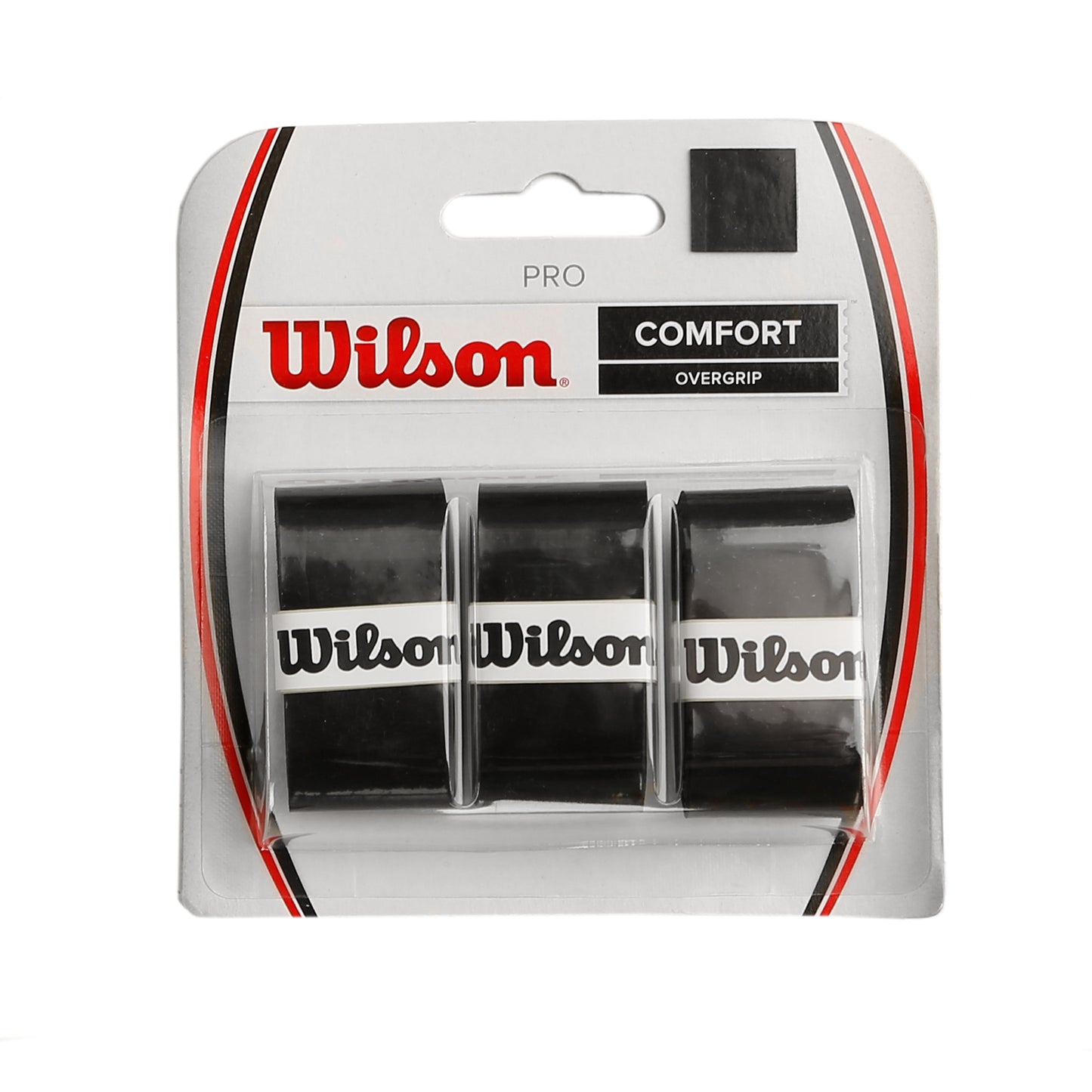 Wilson Pro Overgrip Pack De 3-Negro Wilson Pro Overgrip Pack De 3-Negro