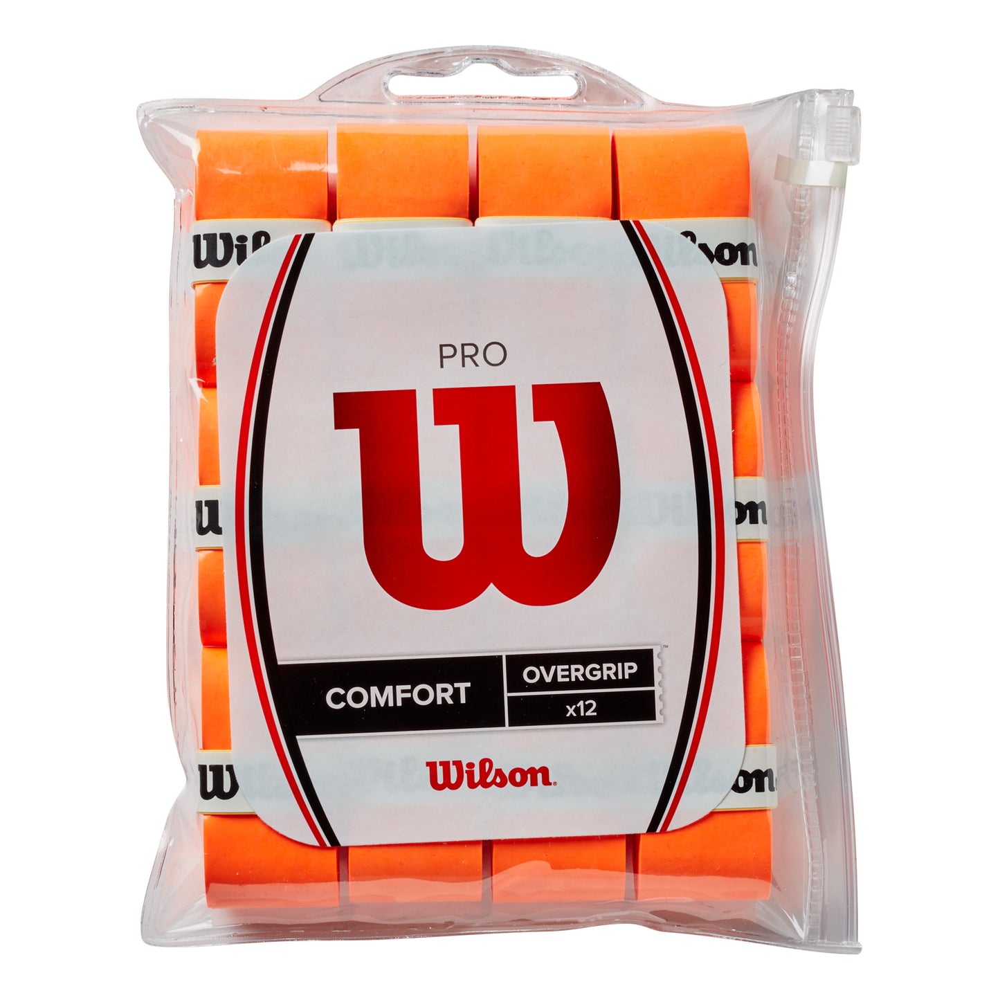 Wilson Burn Pro Overgrip Pack De 12-Naranja Wilson Burn Pro Overgrip Pack De 12-Naranja