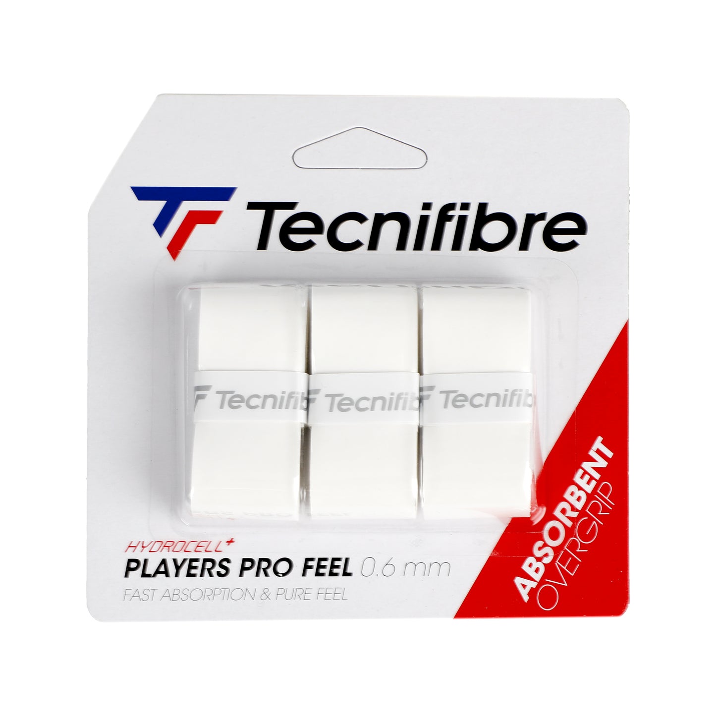 Tecnifibre Player Pro Feel Pack De 3-Blanco Tecnifibre Player Pro Feel Pack De 3-Blanco