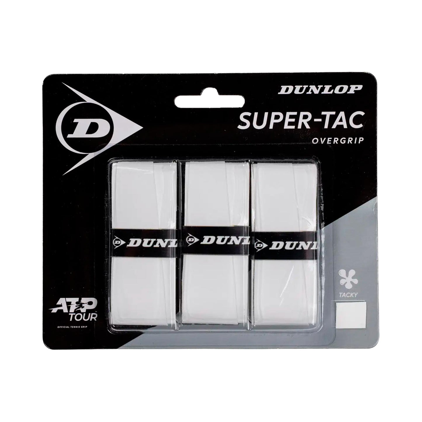 Dunlop Super Tac Pack de 3 - blanco Dunlop Super Tac Pack de 3 - blanco
