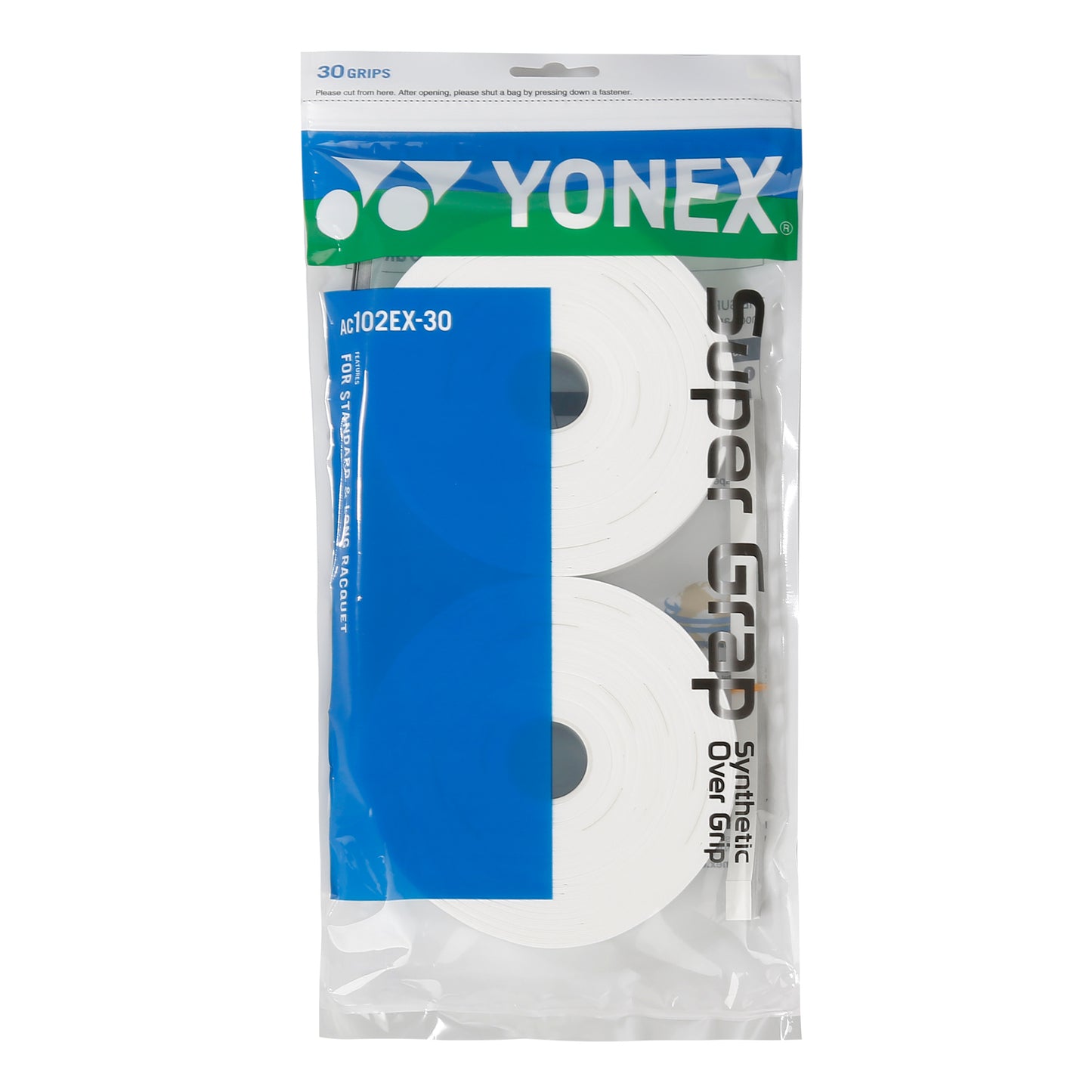 Yonex Super Grap Pack De 30-Blanco Yonex Super Grap Pack De 30-Blanco