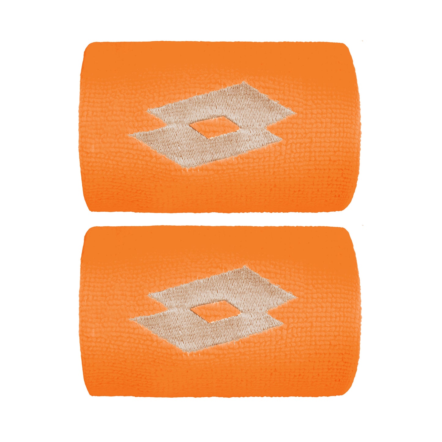Lotto Cinta para sudor Pack de 2 corto - naranja, crema Lotto Cinta para sudor Pack de 2 corto - naranja, crema