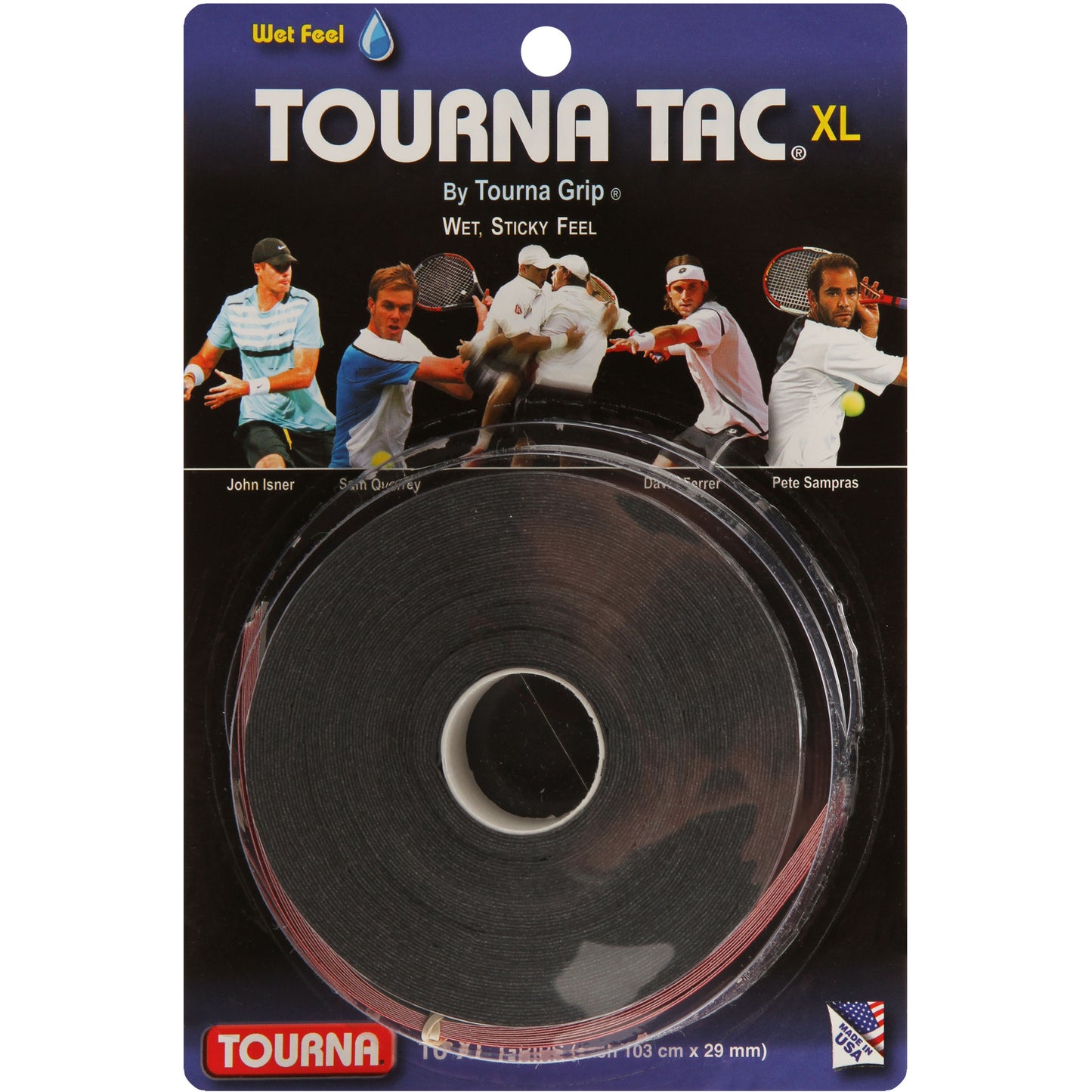 Tourna Tac Pack De 10-Negro Tourna Tac Pack De 10-Negro