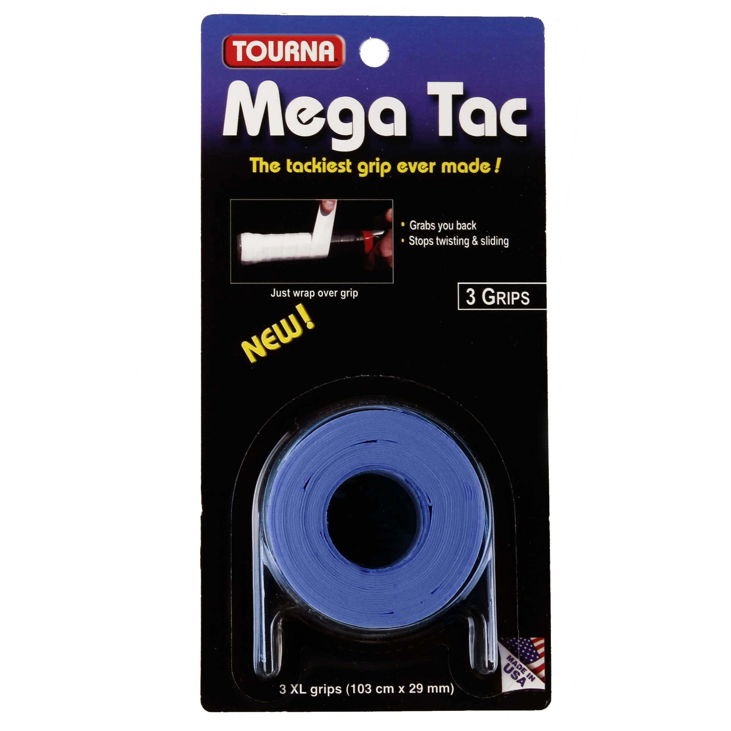 Tourna Mega Tac Pack De 3-Azul Tourna Mega Tac Pack De 3-Azul