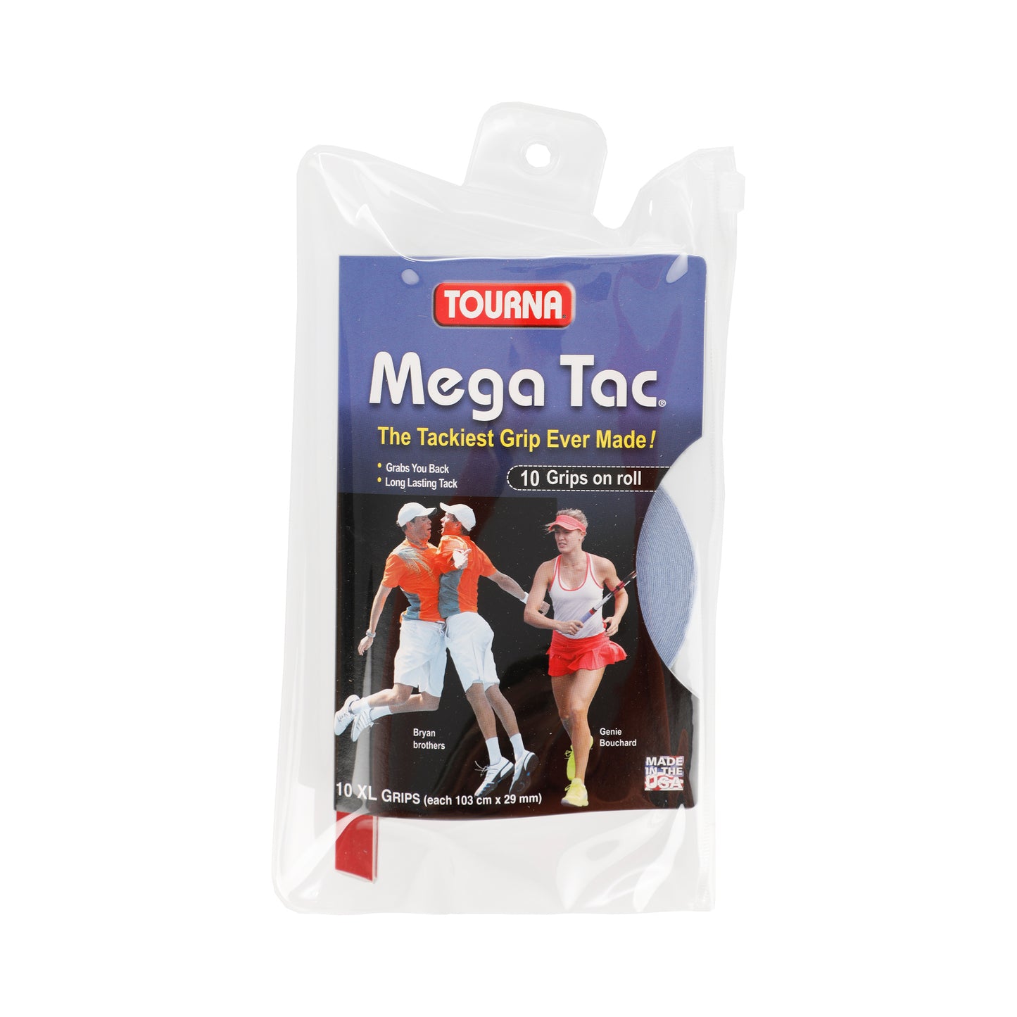 Tourna Mega Tac Pack De 10-Azul Tourna Mega Tac Pack De 10-Azul