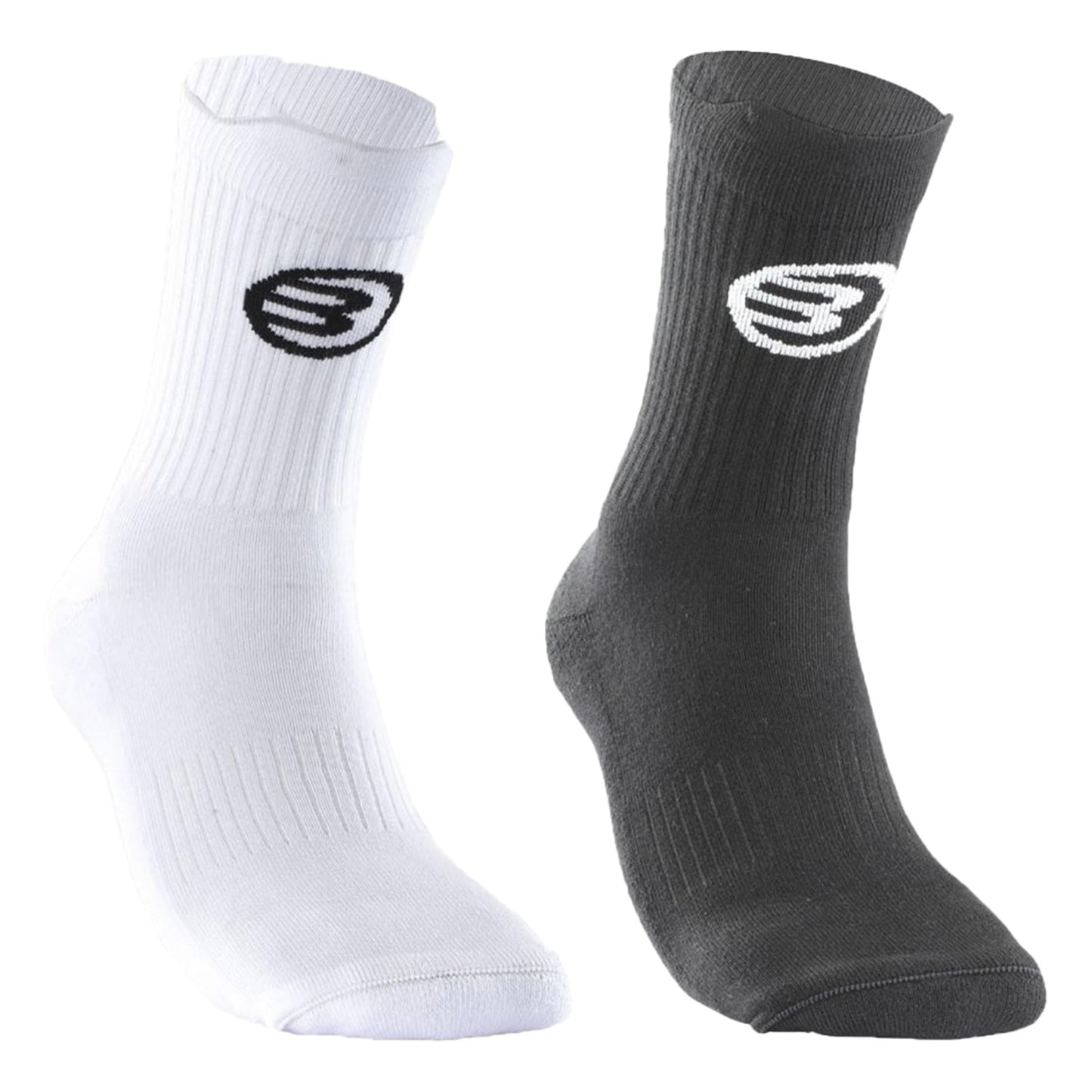 Bullpadel Bp253 (Pack 2) Calcetines de deporte Unisex - negro, blanco Bullpadel Bp253 (Pack 2) Calcetines de deporte Unisex - negro, blanco