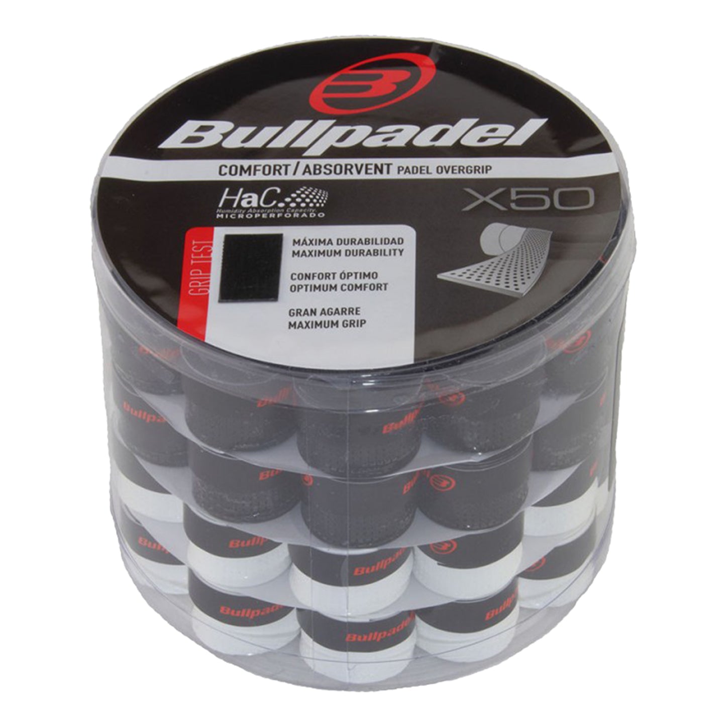Bullpadel Caja De 50-Negro,Blanco Bullpadel Caja De 50-Negro,Blanco