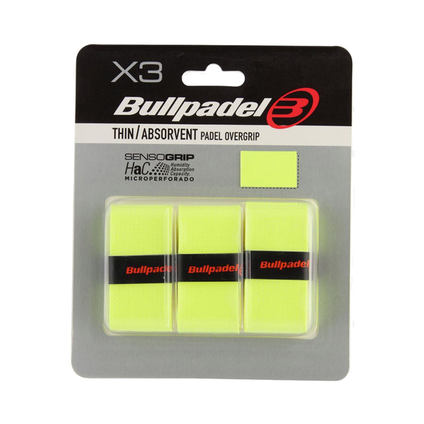 Bullpadel GB-1705 SENSO ABSORBENT-Amarillo Neón Bullpadel GB-1705 SENSO ABSORBENT-Amarillo Neón