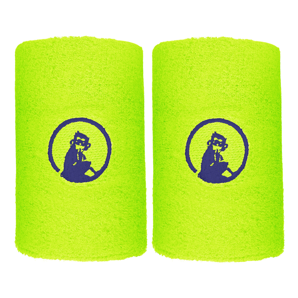 Quiet Please Cinta para sudor Pack de 2 largo - verde neón, azul oscuro Quiet Please Cinta para sudor Pack de 2 largo - verde neón, azul oscuro