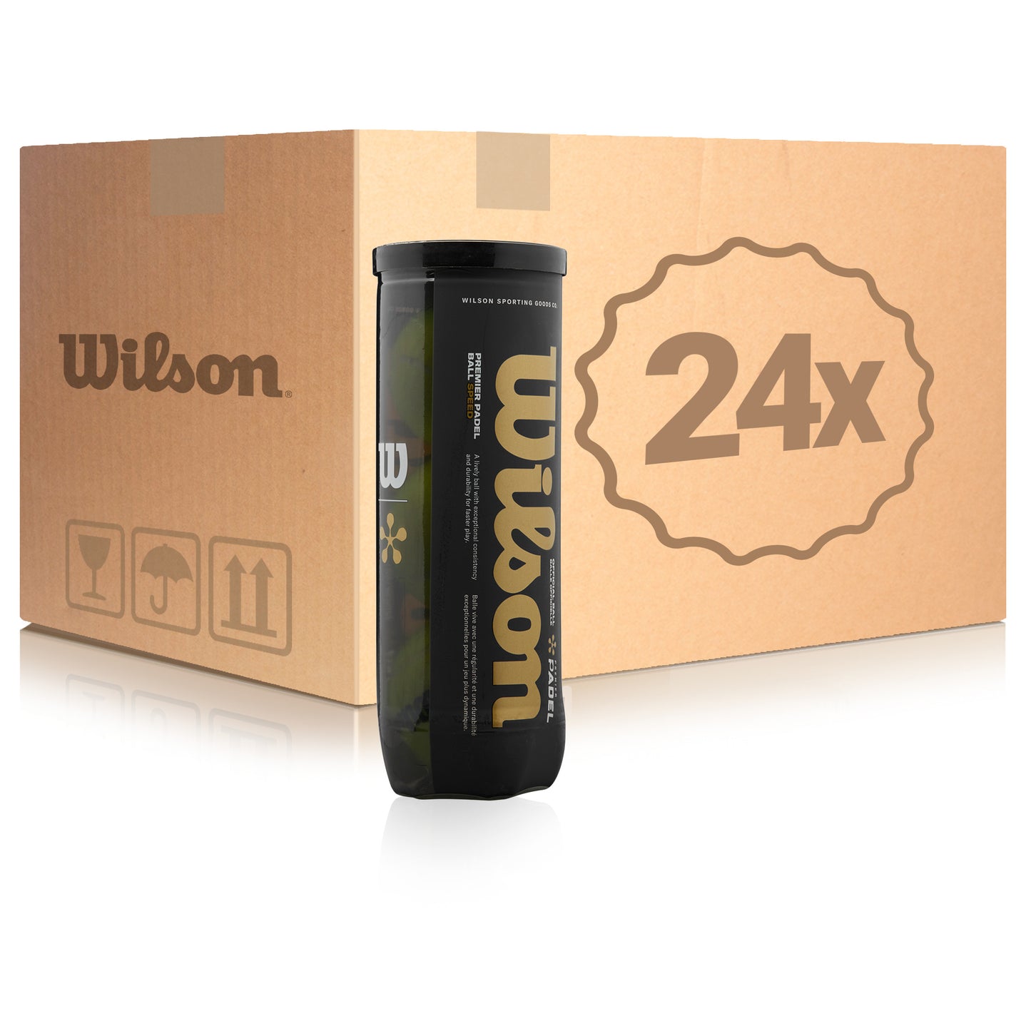 Wilson 24 botes de 3 pelotas Premier Padel Speed X3 Ball En caja Wilson 24 botes de 3 pelotas Premier Padel Speed X3 Ball En caja