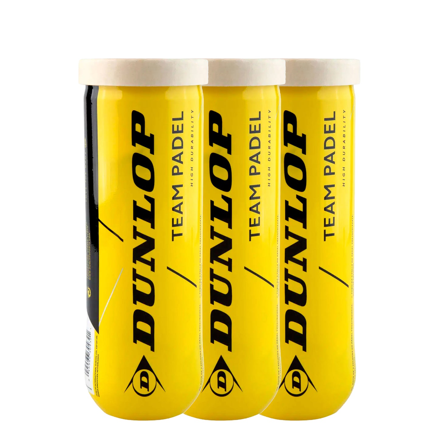 Dunlop Team Padel 3 botes de 3 pelotas Dunlop Team Padel 3 botes de 3 pelotas