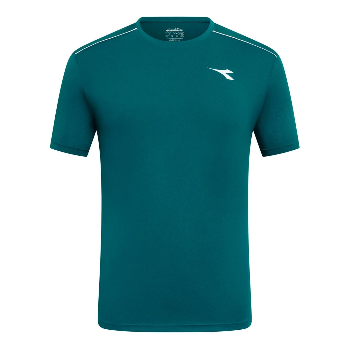 Diadora Court Camiseta de manga corta Hombres-verde oscuro Diadora Court Camiseta de manga corta Hombres-verde oscuro