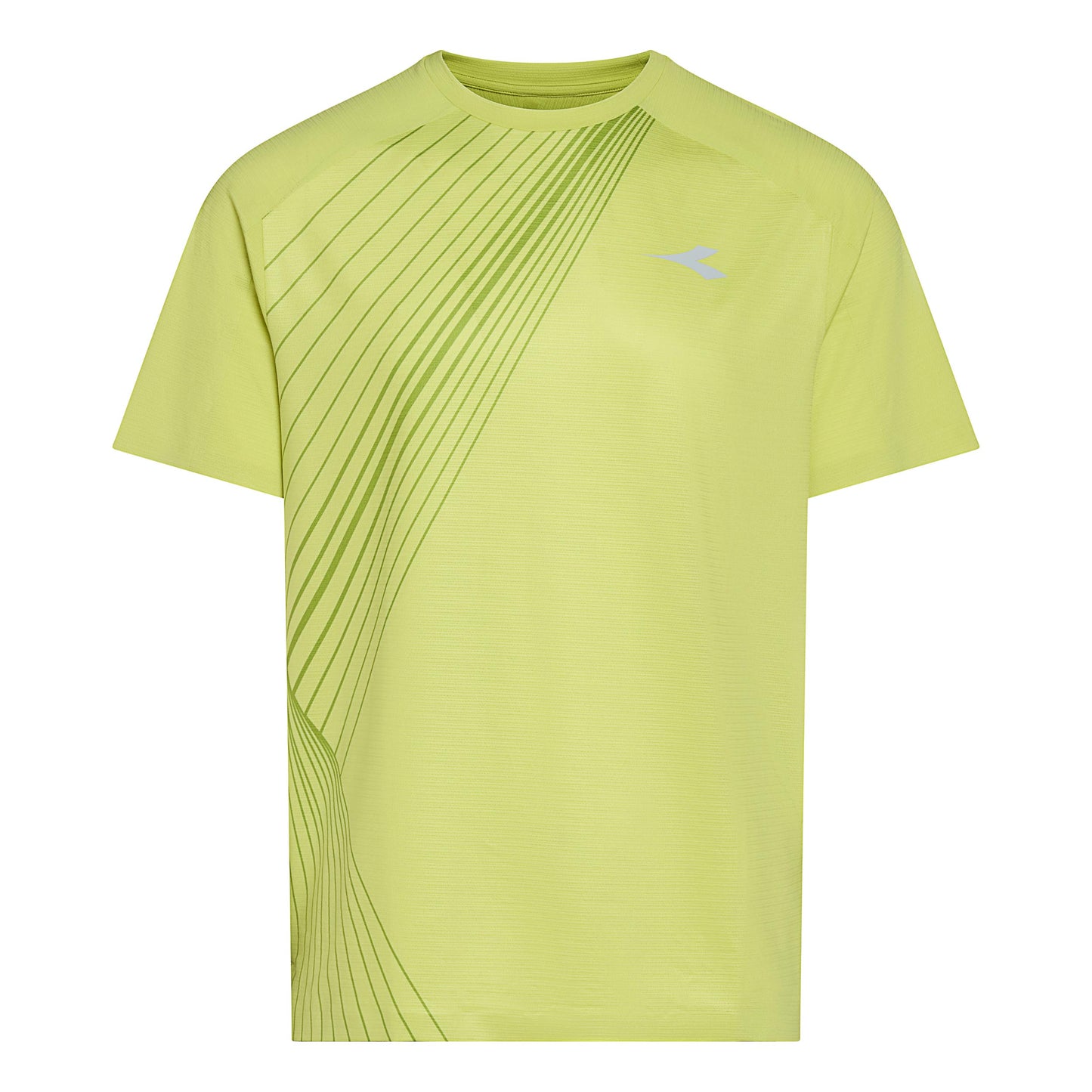 Diadora Fibrazero Camiseta de manga corta Hombres - lima Diadora Fibrazero Camiseta de manga corta Hombres - lima