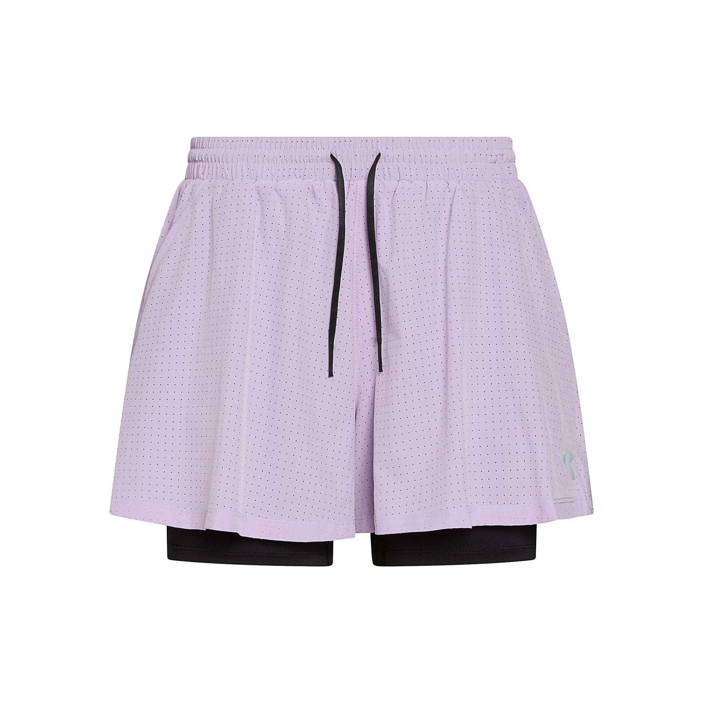 Diadora 2in1 Shorts Mujeres - morado Diadora 2in1 Shorts Mujeres - morado