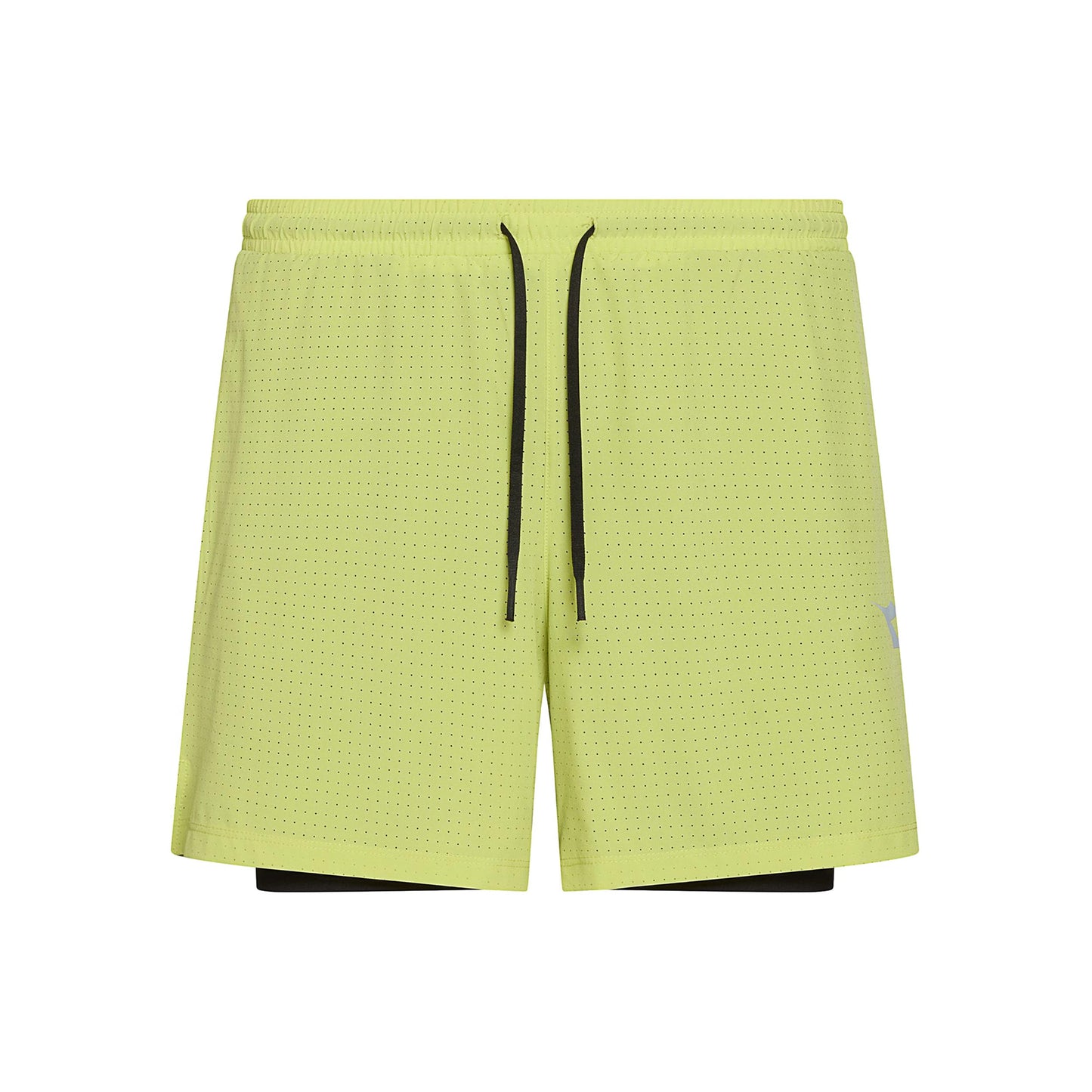 Diadora 2in1 Shorts Hombres - lima Diadora 2in1 Shorts Hombres - lima