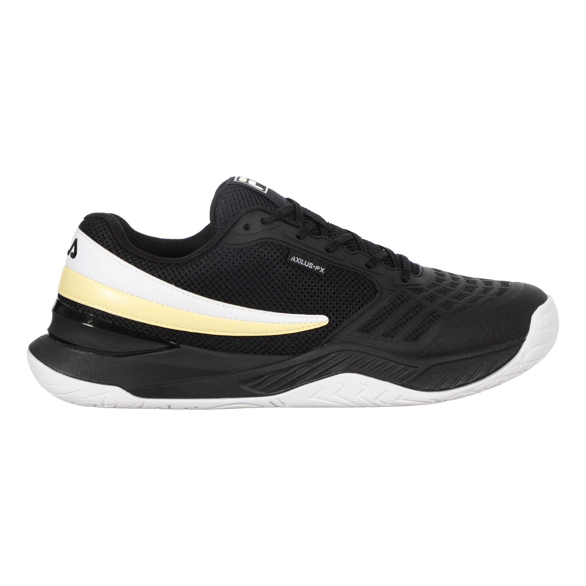 Fila Axilus Fx Zapatilla Todas Las Superficies Hombres-Negro,Amarillo