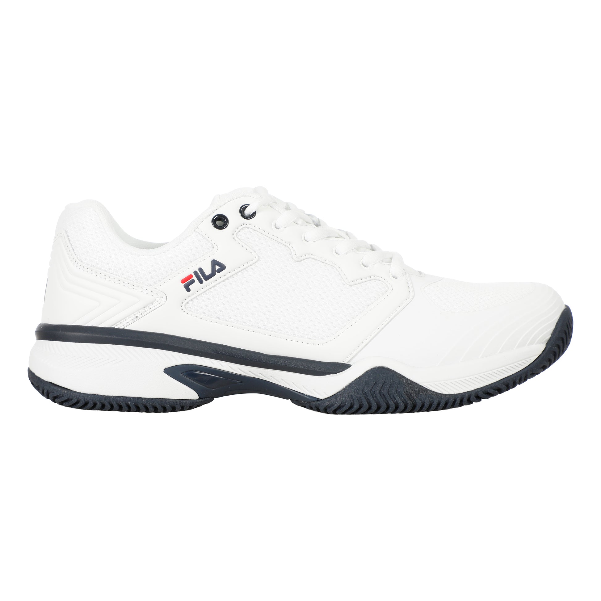 Fila Campo Zapatilla Todas Las Superficies Mujeres-Blanco,Azul Oscuro