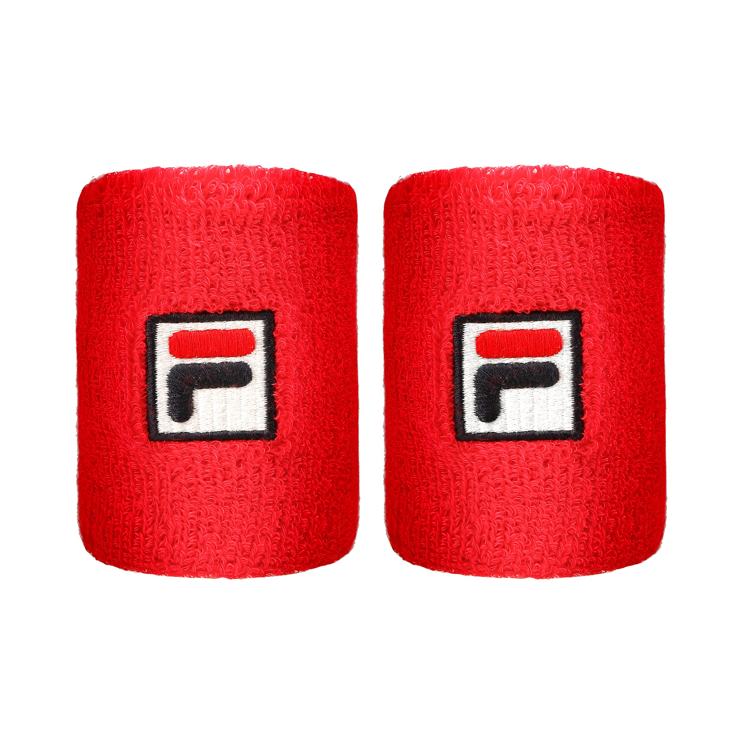 Fila Osten Cinta para sudor Pack de 2 Unisex - rojo, blanco