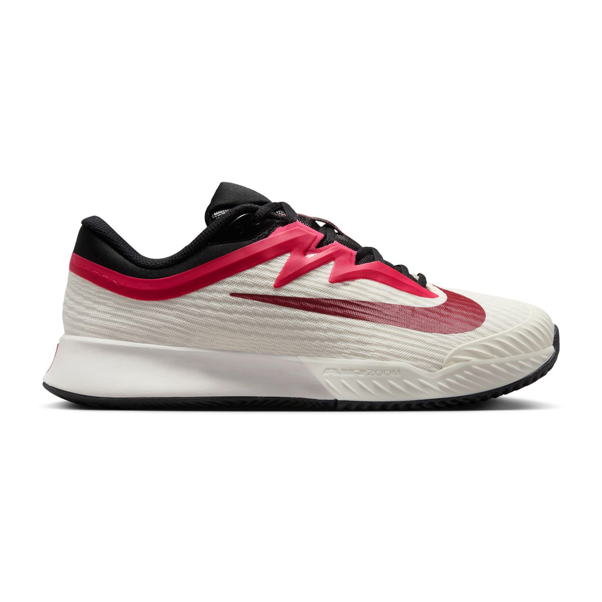 Nike Zoom Vapor Pro 3 Zapatilla tierra batida Mujeres-crema, rojo