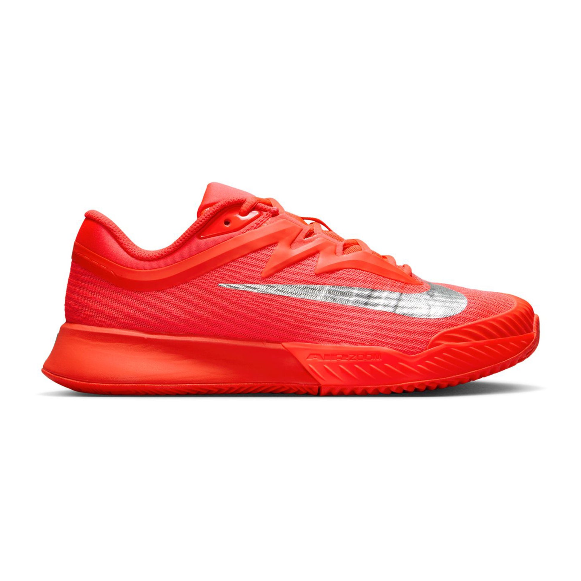 Nike Vapor Pro 3 Zapatilla tierra batida Mujeres - rojo neón, plateado