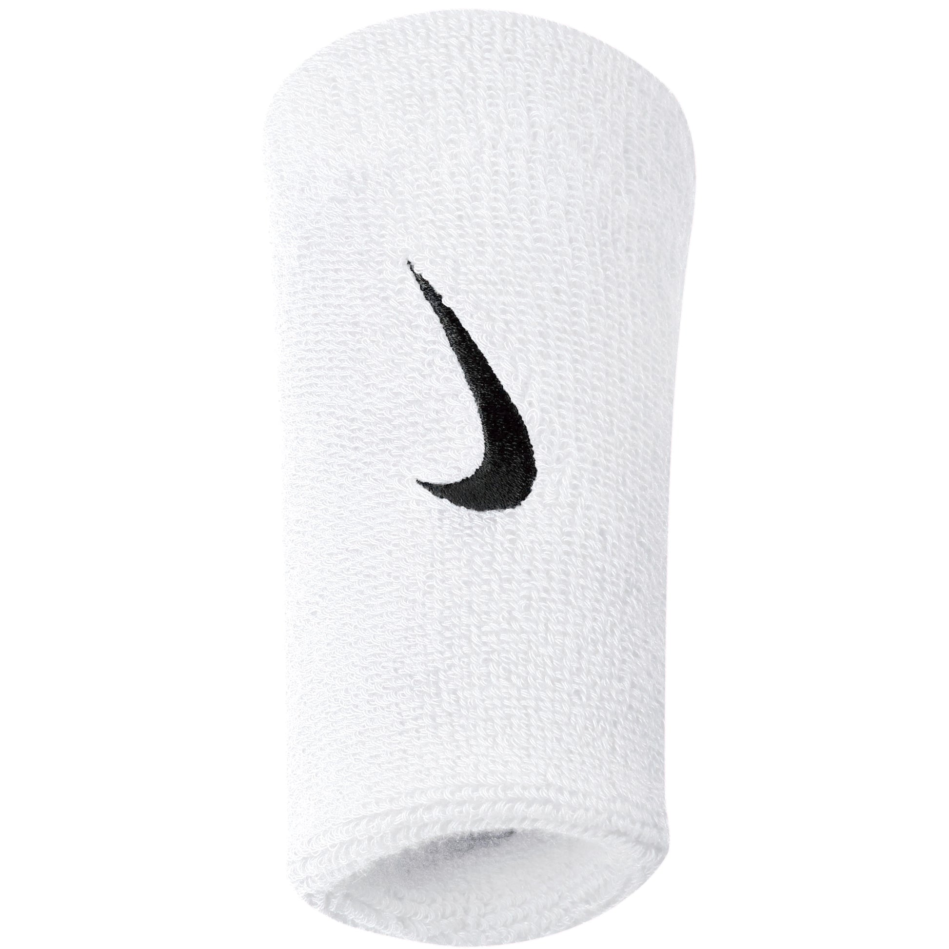 Nike Swoosh Doublewide Cinta Para Sudor Pack De 2-Blanco,Negro