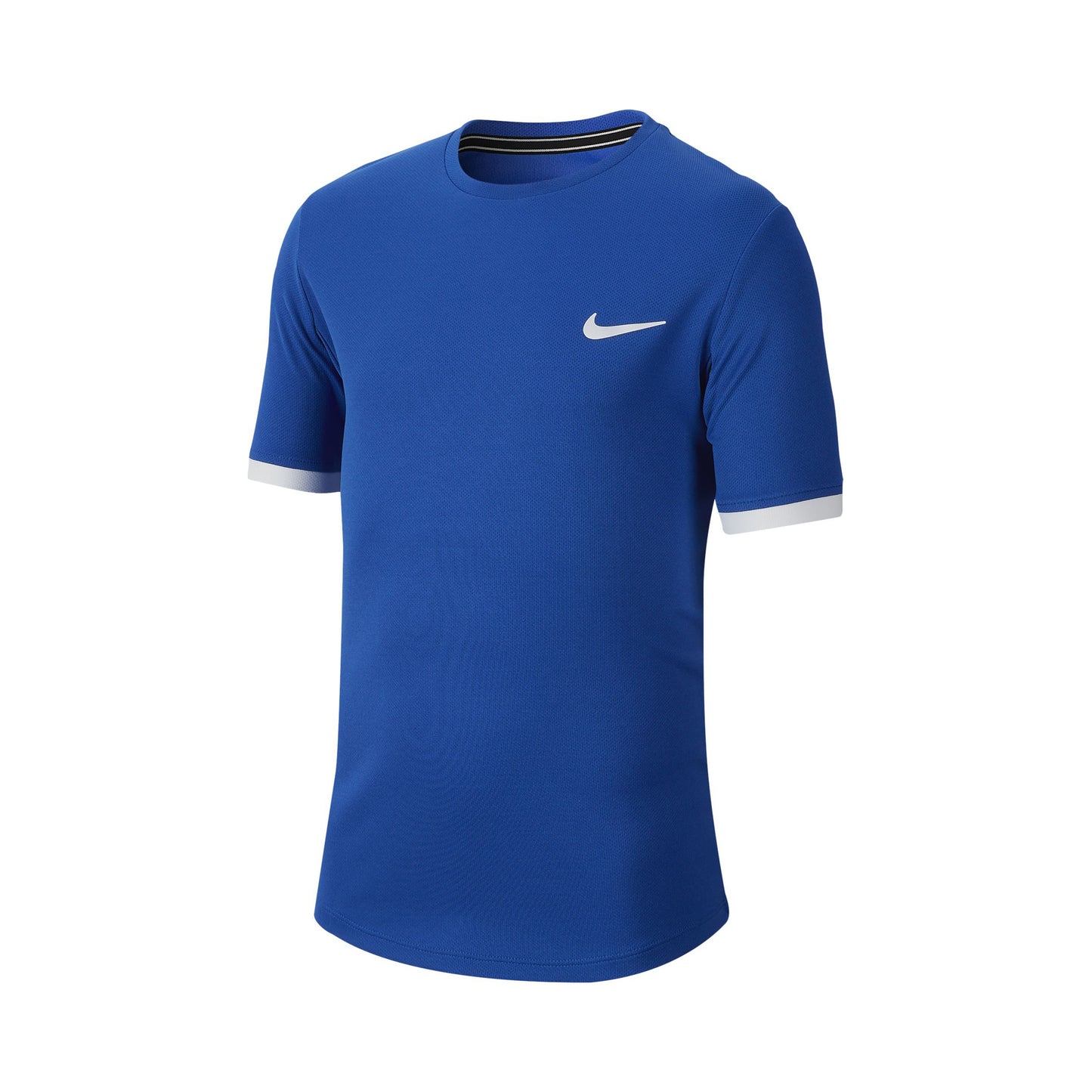Nike Court Dry Camiseta de manga corta Chicos - azul, blanco