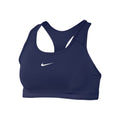 Dri-Fit Swoosh Sujetador deportivo Mujeres - azul oscuro, blanco