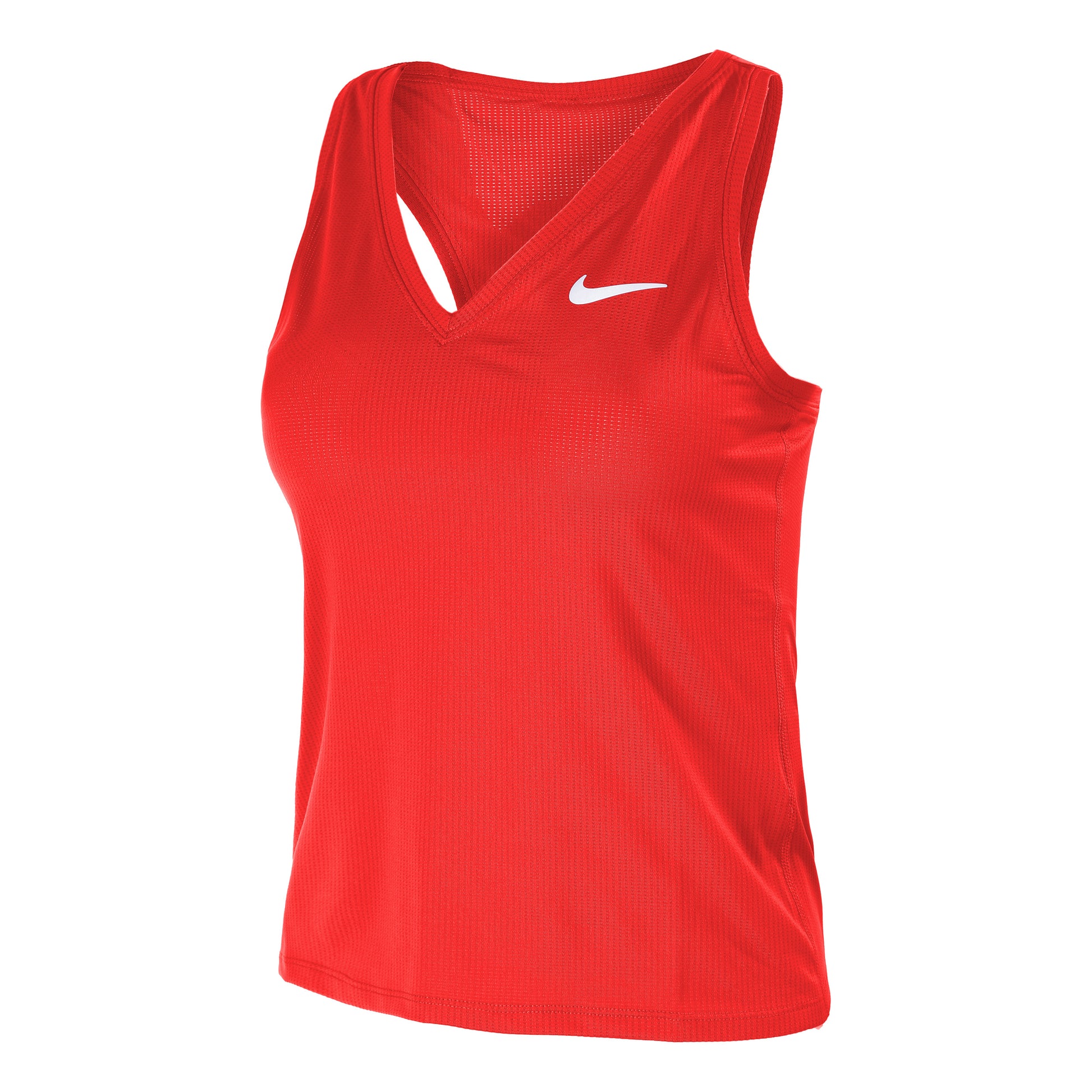 Nike Dri-Fit Victory Court Camiseta de tirantes Mujeres - rojo,