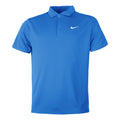 Dri-Fit Victory Court Solid Polo Hombres - azul, blanco