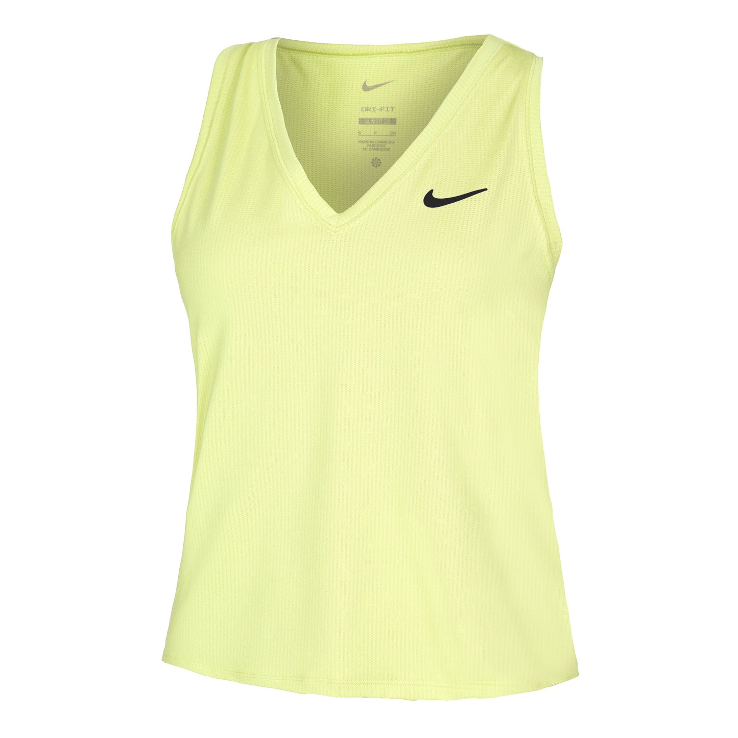 Nike Dri-Fit Victory Court Camiseta de tirantes Mujeres - verde claro,