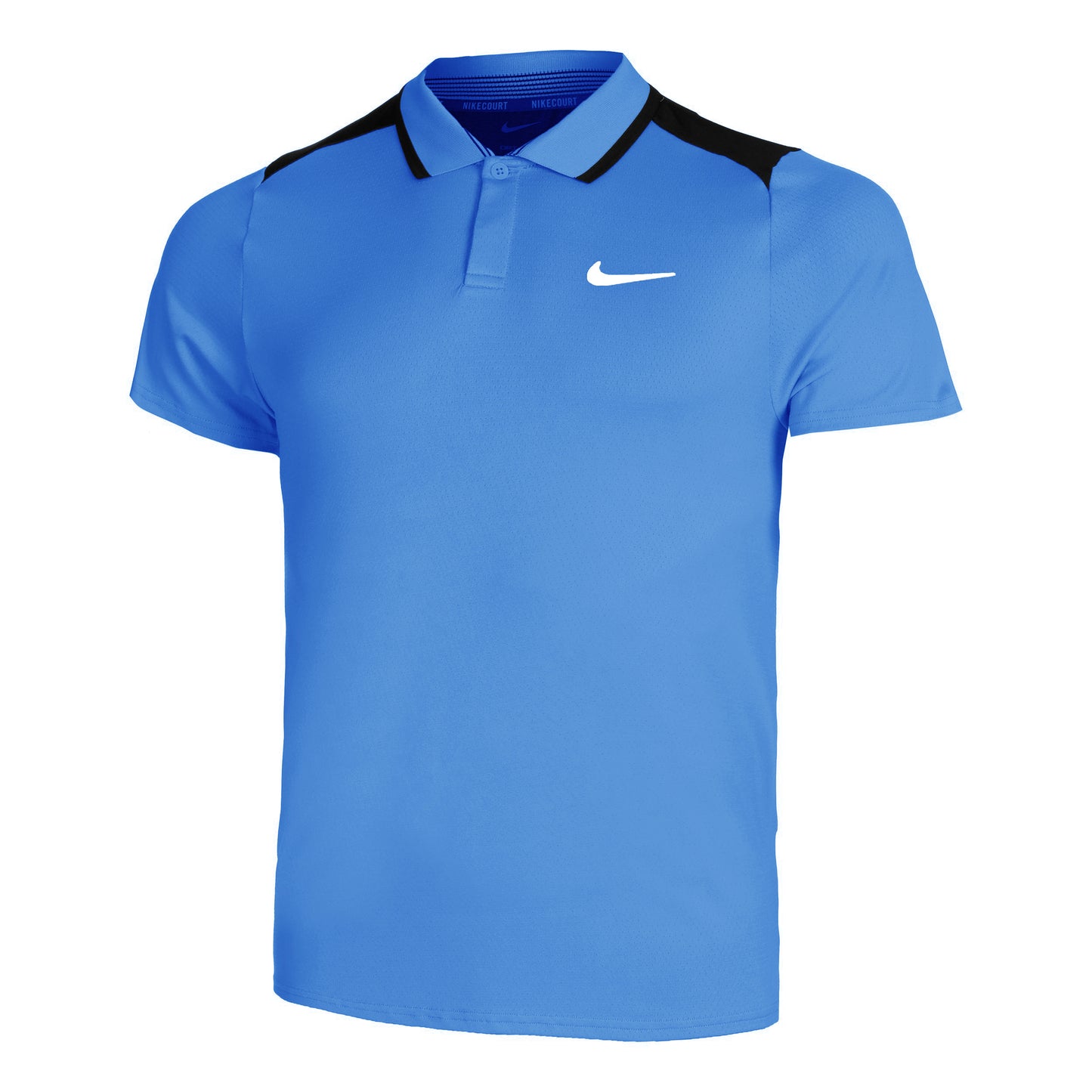 Nike Court Dri-Fit Advantage Polo Hombres - azul, negro