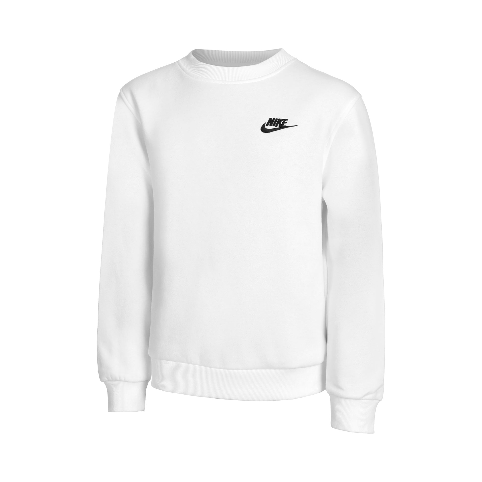 Nike Club Fleece Camiseta de manga larga Niños - blanco,