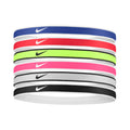 Swoosh Sport Tipped Cinta Para El Pelo Pack De 6-Rojo,Azul
