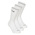 Everyday Plus Cushioned Crew Calcetines Deporte Pack De 3-Blanco,Negro