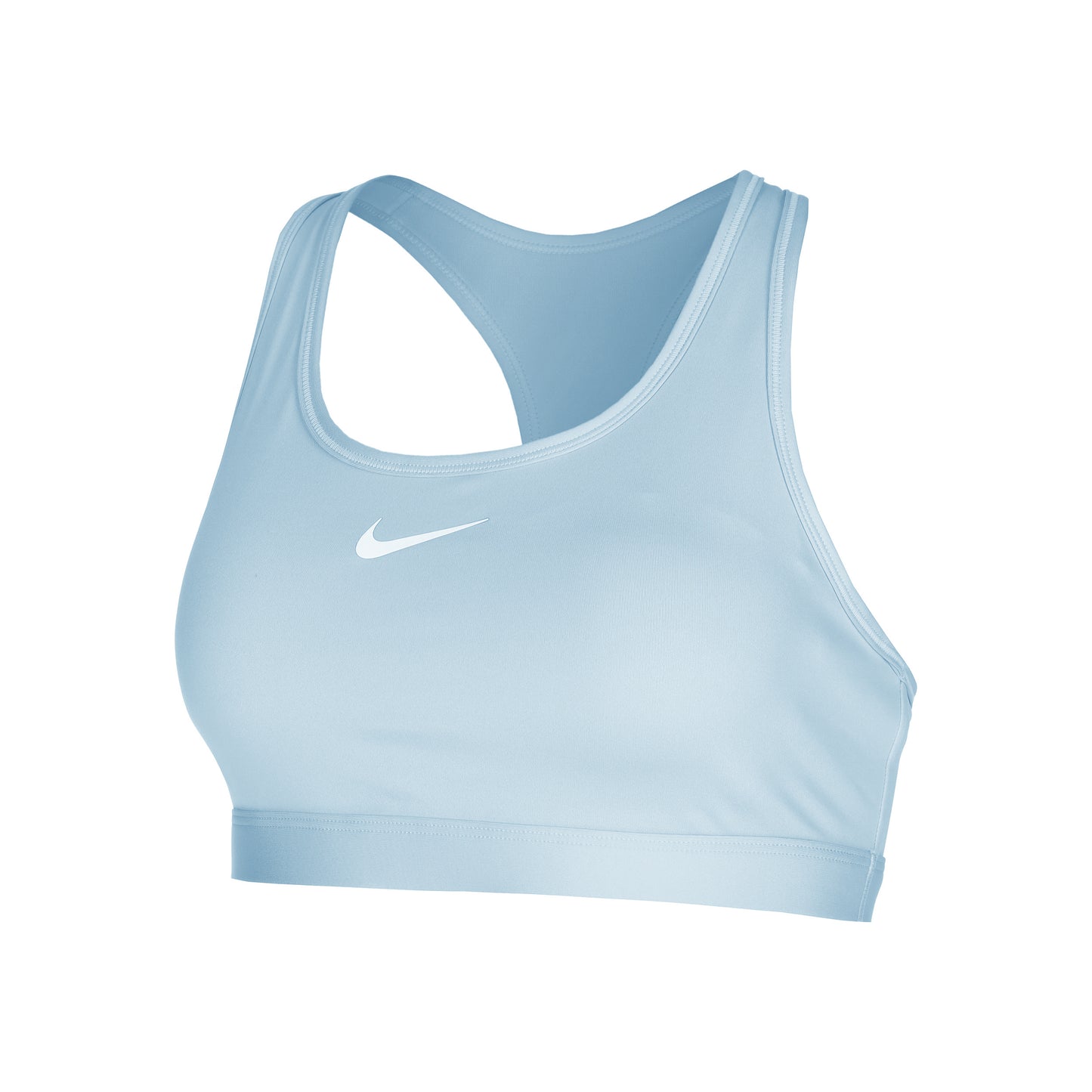 Nike Swoosh Medium Sujetador deportivo Mujeres - azul claro,