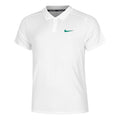 Dri-Fit Court Advantage Polo Hombres-Blanco,Verde